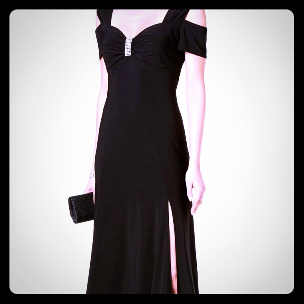 Black Evening Long Formal Dress